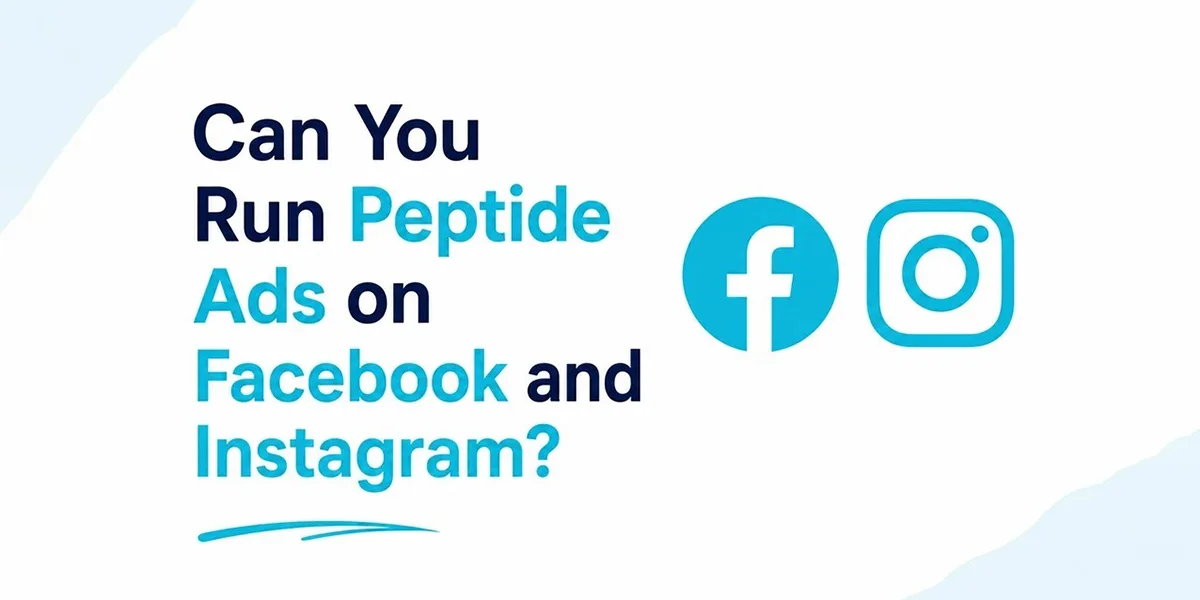 can you run peptide ads on facebook and instagram