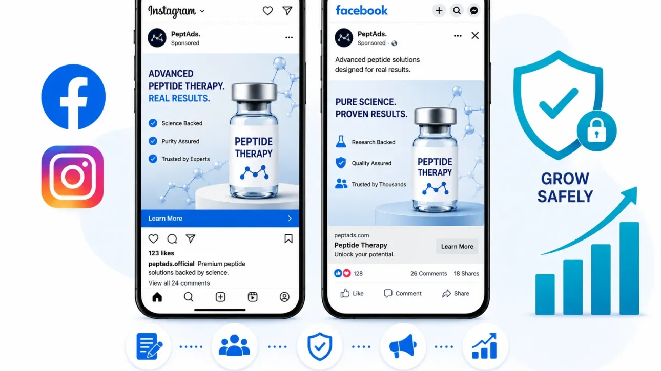 How to Grow a Peptide Brand on Social Media Without Getting Banned
