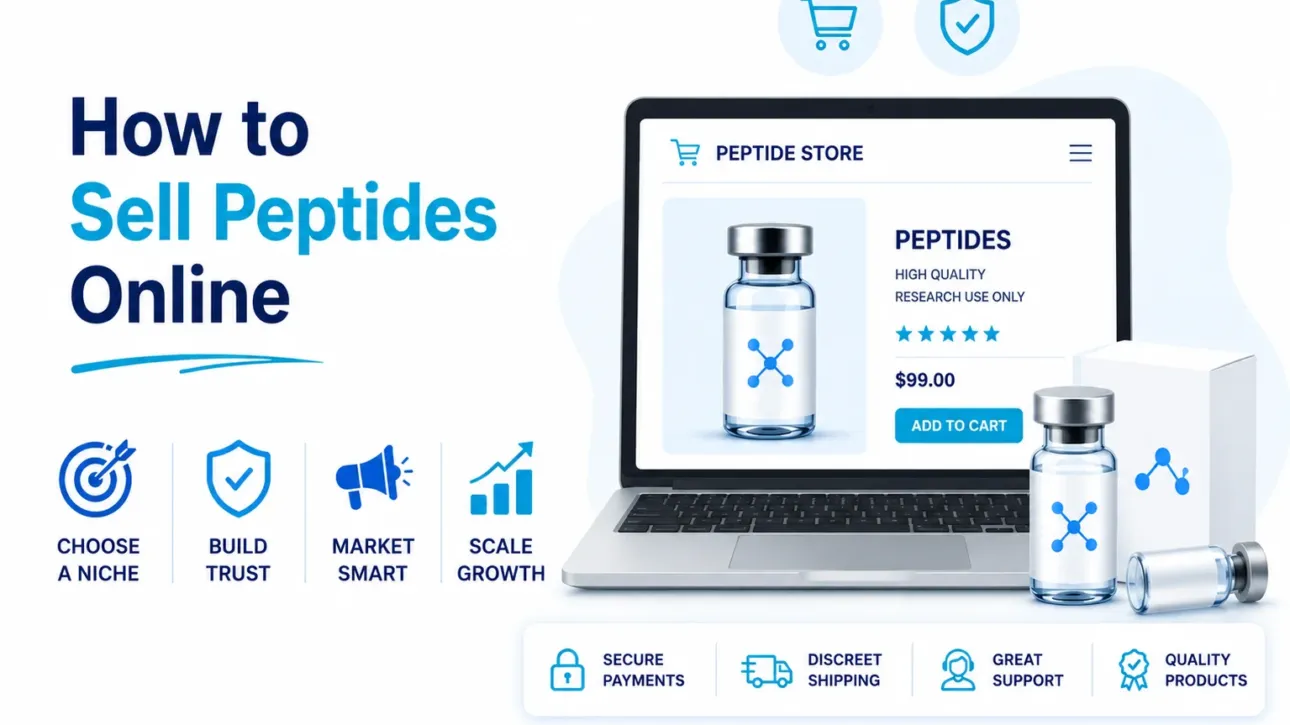 how to sell peptides online