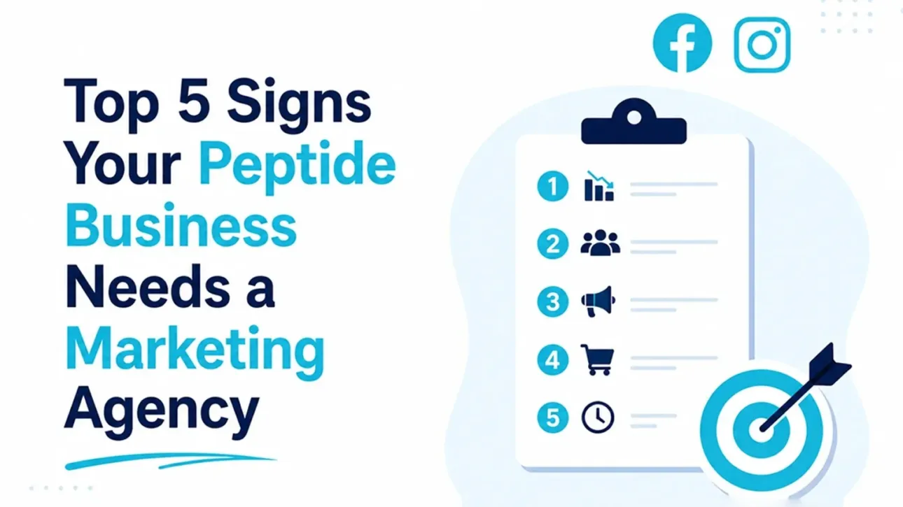 signs your peptide business needs a marketing agency