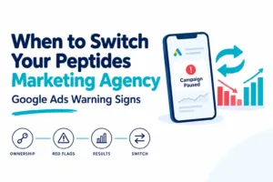 Google Ads Warning Signs to Switch Your Peptides Marketing Agency